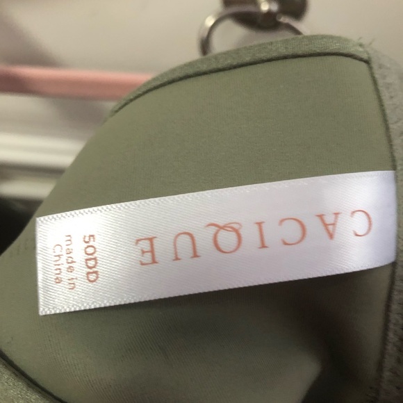 NWOT Cacique Balconette Soft Sage Bra, 50DD - Picture 4 of 4
